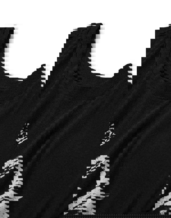 Coca Cola Unisex Black Distressed Logo Short Sleeved T-Shirt