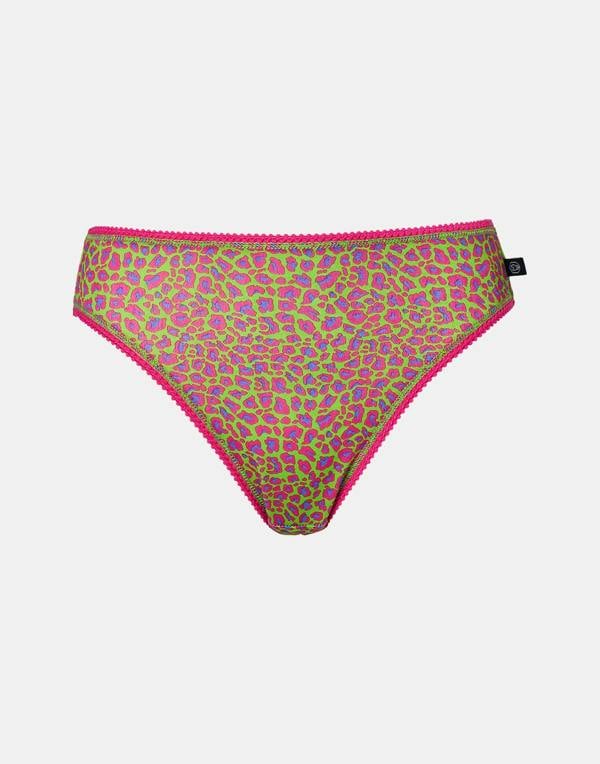 British Boxers Multipack 4 Pairs of Women's Bamboo High Leg Knickers – Wild Cat