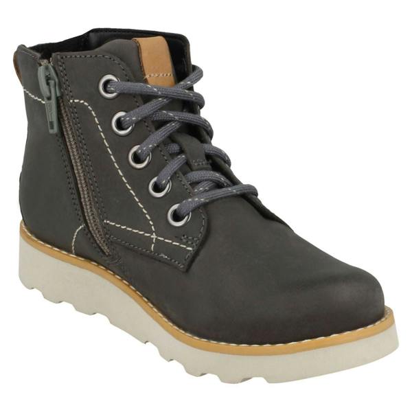 Clarks Boys Clarks Casual Boots Dexy Top