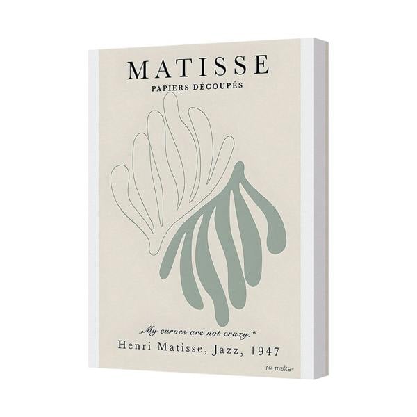 Benjamin Tate Design Matisse Papiers Decoupes Canvas Wall Art Print Abstract Leaf Design