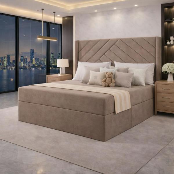 Great British Beds Sandra Winged Divan Bed