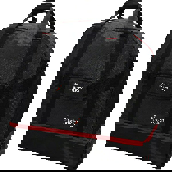 47x23x36cm Players Twin Kit Bag - GREY/RED 44L Boot/Shoe Compartment Football