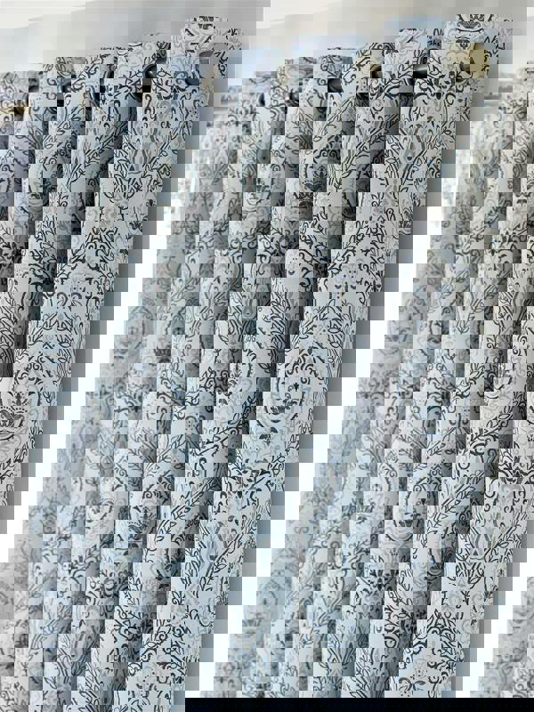 Luxury Living Victoria Room Darkening Ring Top Curtains