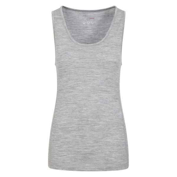 Mountain Warehouse Womens Merino Wool Cami Vest Top - Light Grey