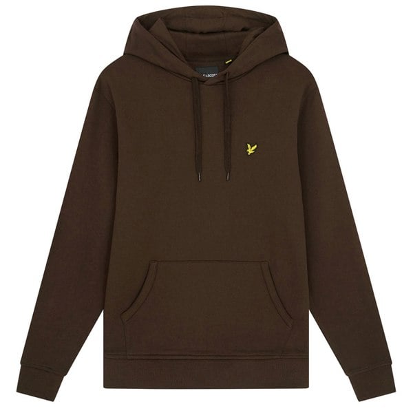 Lyle & Scott Branded Pull-over Hoodie - Sediment