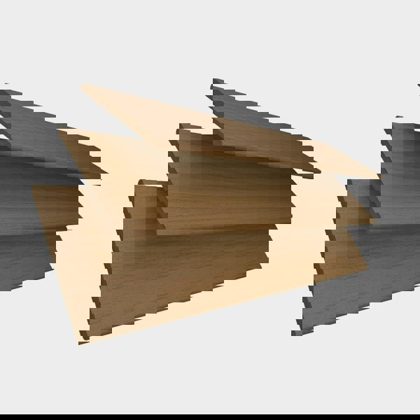 NewEdgeBlinds Truffle Faux Wood Venetian Blinds with Tapes (130cm Drop)