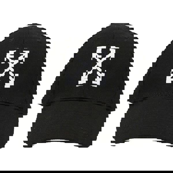 Off-White Arrow Cotton Baseball Cap - Black - 