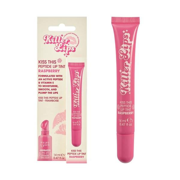 Killer Lips Kiss This Peptide Lip Tint - Raspberry 14ml