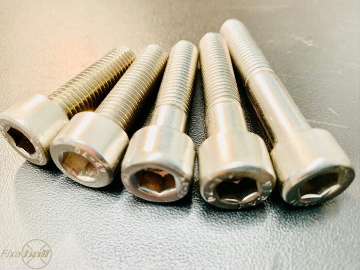 Fixaball M6 Socket Cap Allen Screw Bolt A2/304 Stainless Steel