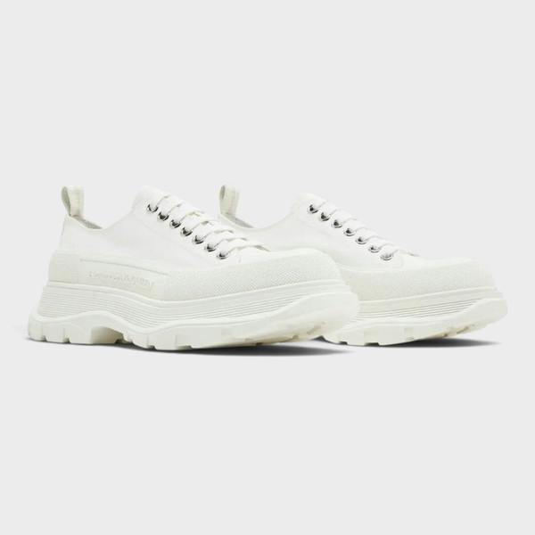 Alexander McQueen Tread Slick Lace Up White