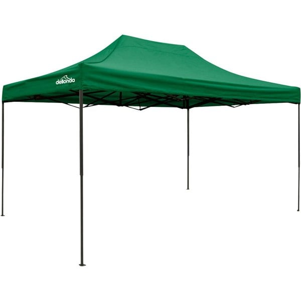 3x4.5m Pop-Up Gazebo - GREEN Heavy Duty Frame & Water Resistant Garden Pavillion