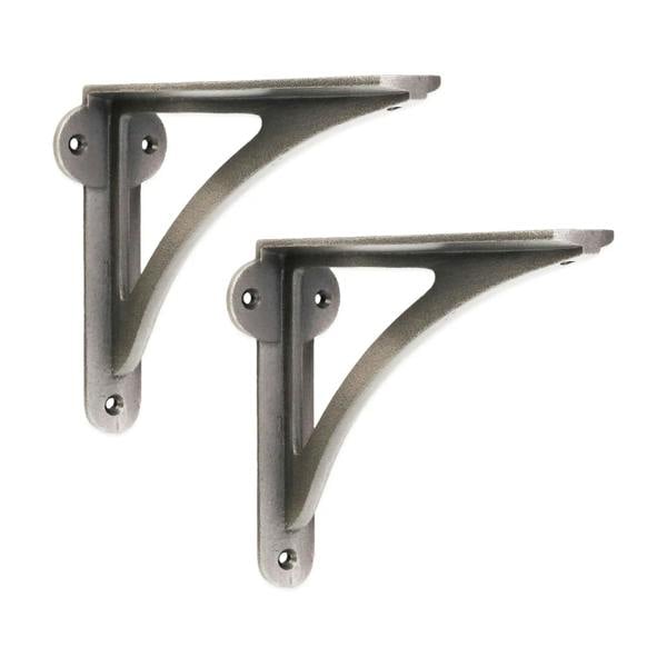 Oakcrafts - Victorian Ironbridge Shelf Brackets - Pair of Brackets 150mm x 125mm