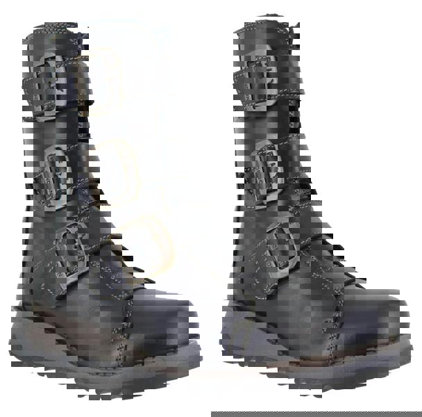 Fly London Scop Womens Wedged Heeled Chelsea Biker Ankle Boots