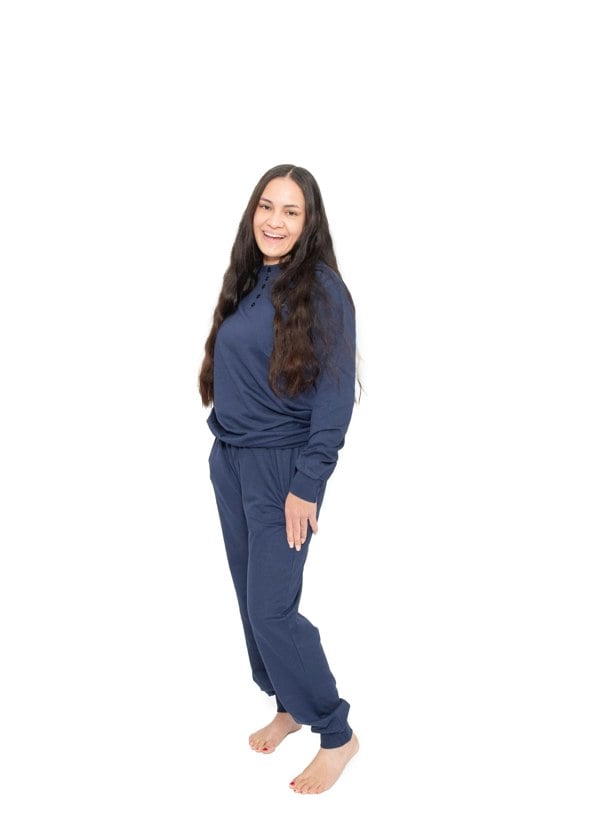 Luca and Rosa Womens Loungeset - navy