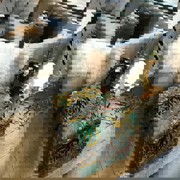 Luxury plain velvet square ottoman with tufted top UK
