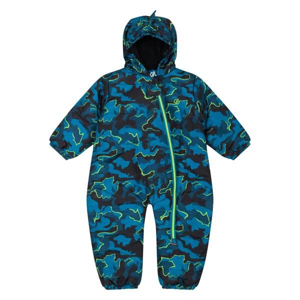 Dare 2B Childrens/Kids Bambino II Camo Snowsuit - Kingfisher Blue - 