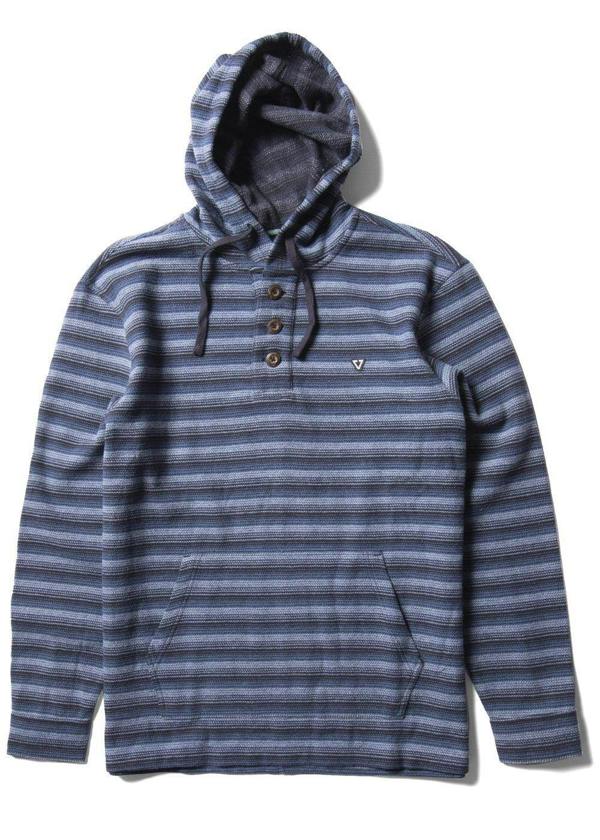 Vissla Descanso Hooded Popover hooded sweatshirt Vissla harbour blue M