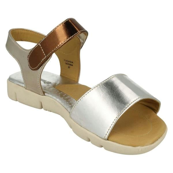 Padders Ladies Padders Wide Fitting Sandals Fuchsia