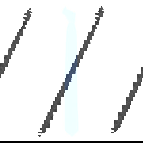 David WeJ Plain Cotton Tie - Chambray