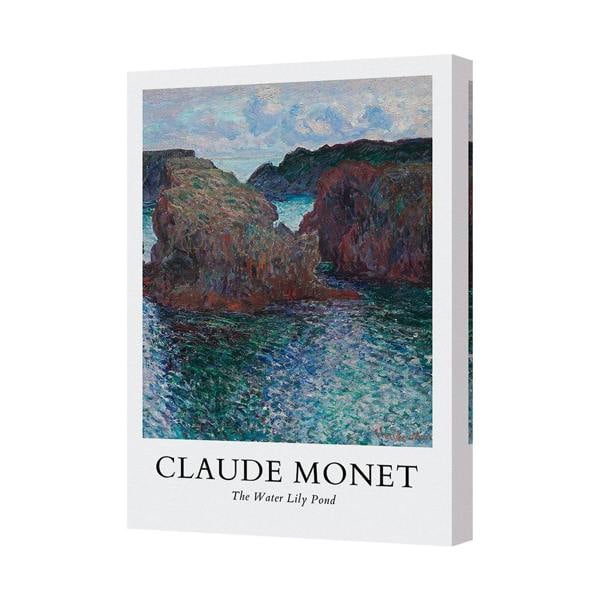 Benjamin Tate Design Claude Monet The Water Lily Pond Canvas Print Wall Art