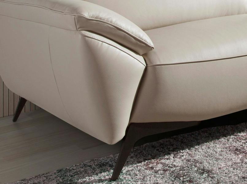 Angel Cerdá Taupe leather sofa 6131/6132