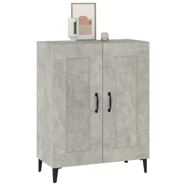 Berkfield Sideboard Concrete Grey 69.5x34x90 cm Engineered Wood