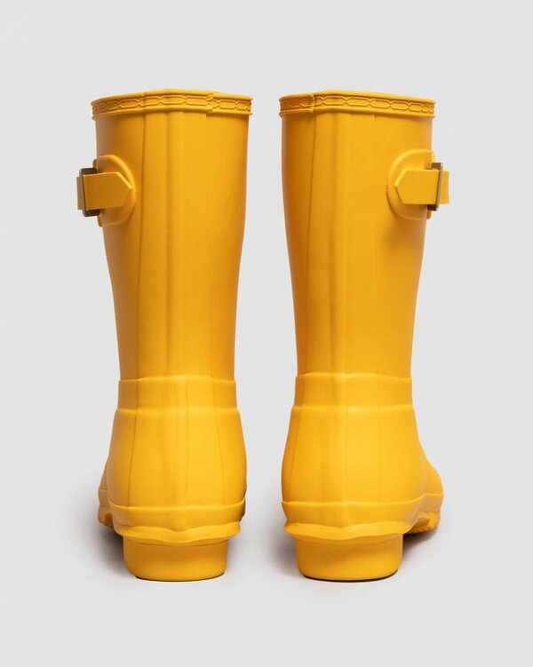 Hunter Original Short Womens Wellies - Yellow