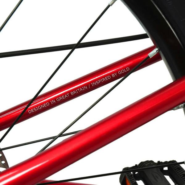 HOY Pentland 24in Kids Bike, 8 Speed - Red
