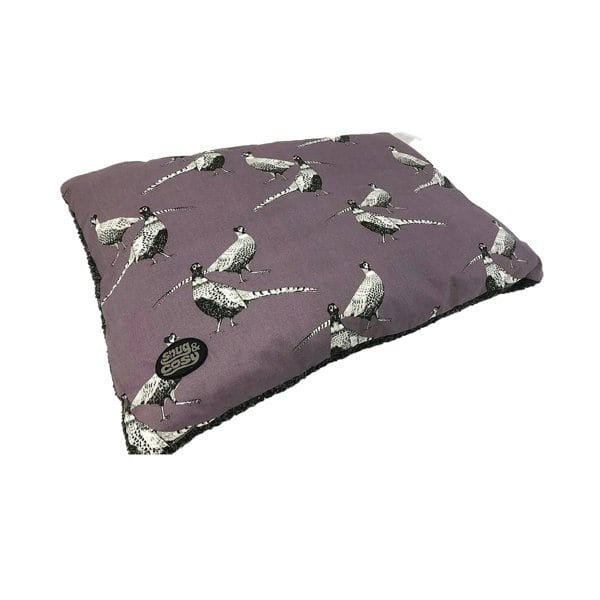 Snug and Cosy Pets Pheasant Heather Print Lounger