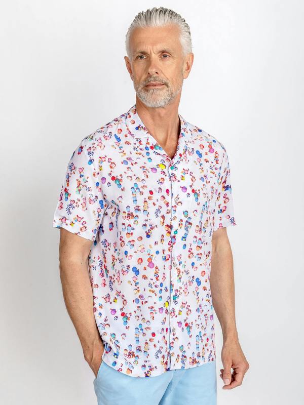 Claudio Lugli CLSH 2605 White Drone Beach