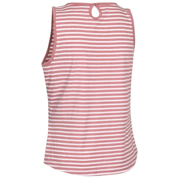 Trespass Women's Kelly Stripe Vest Top - Light Mulberry