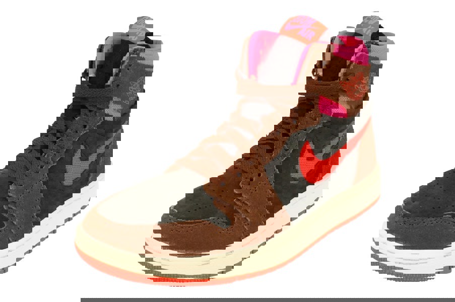 Nike Womens Air Jordan 1 Zm Air Cmft 2 Trainers Dv1305  206 - Cacao Wow Picante Red Black 206 - Photo 0