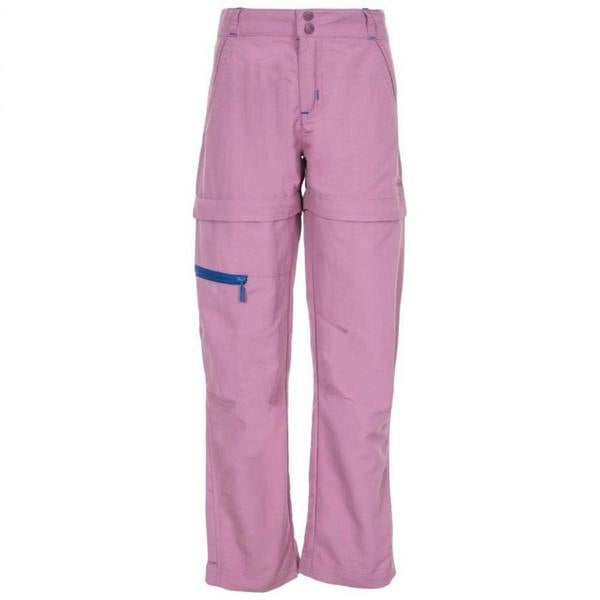 Trespass Childrens/Kids Defender Adventure Trousers - Mauve - 