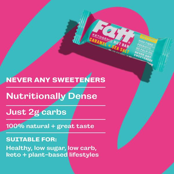 Fatt Caramel + Sea Salt Keto Bar