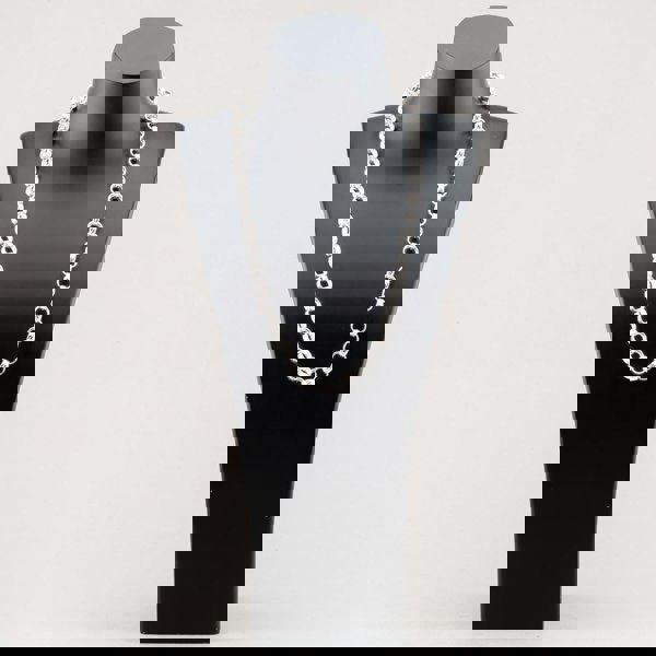 T. H. Baker Sterling Silver 24 inch Patterned Belcher Chain S1075-24