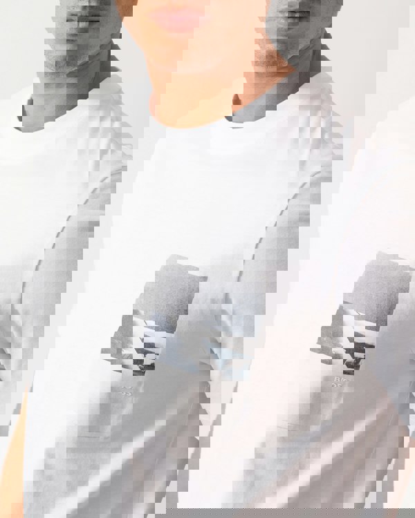 BOSS Orange Te Container Mens Graphic Print T-Shirt - White 100