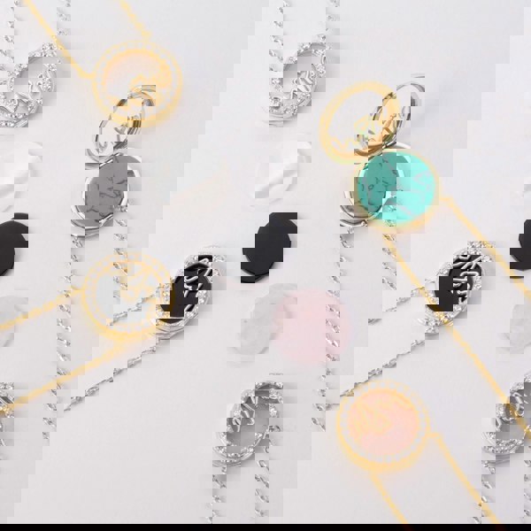 Loves Frequency™ Sterling Silver Heartbeat Locket With Multiple Gem-stones image 2