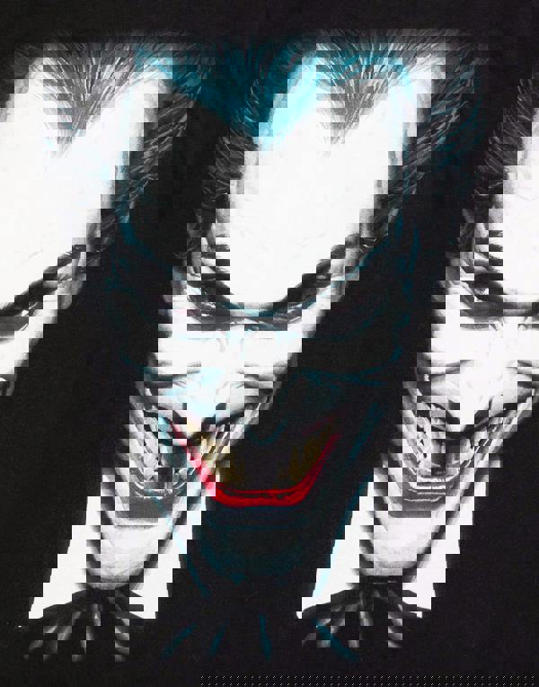 DC Comics Mens Black The Joker Short Sleeved T-Shirt