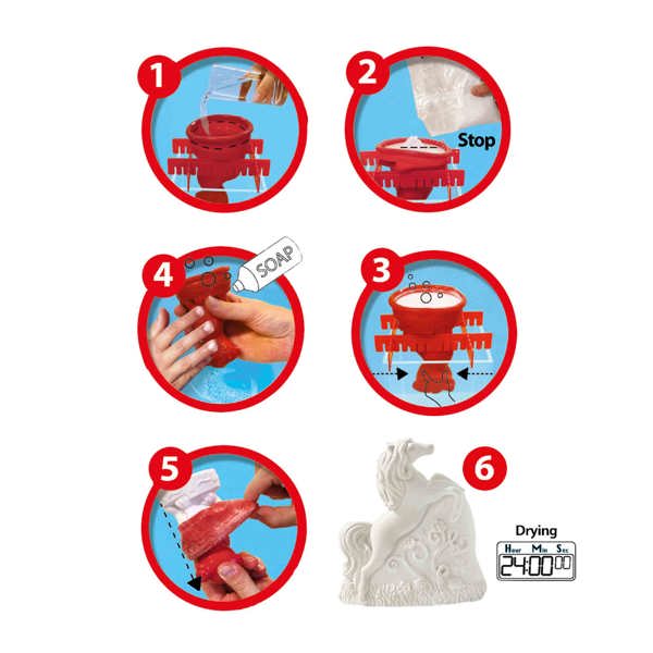 SES Creative Casting and painting - 3 horses