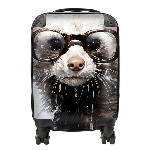 Warren Reed Splashart Ferret Suitcase