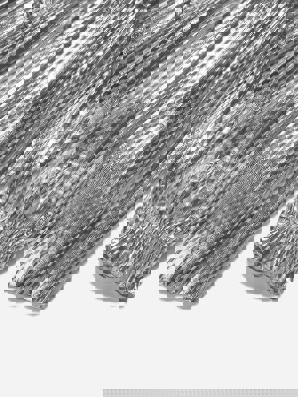 MSGM Girls Pleated Dress in Silver