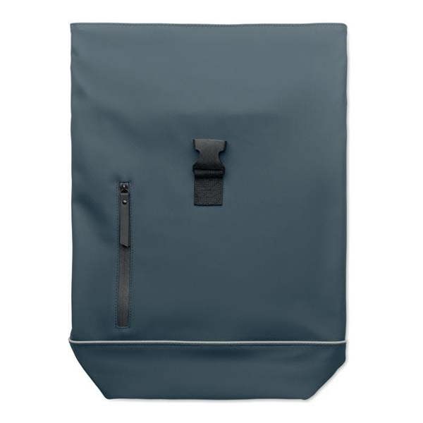 MidOcean Laptosa Roll Top PU Laptop Backpack - French Navy - 