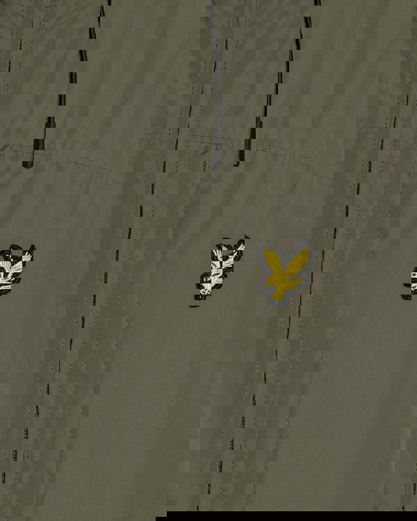 Lyle & Scott Lightweight Hooded Zip Through Mens Jacket - X569 Khaki Ash | CHO | Designer Mens Jackets