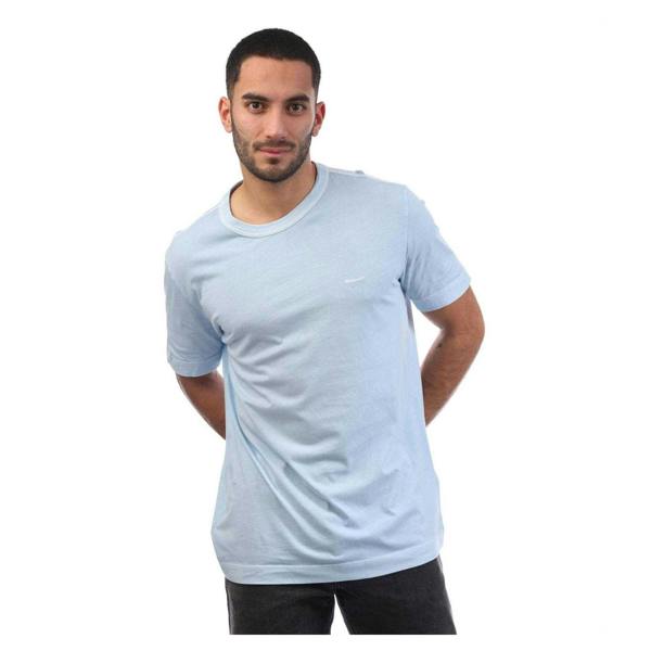 Gant Mens Faded Crew Neck T-Shirt - Light Blue - 