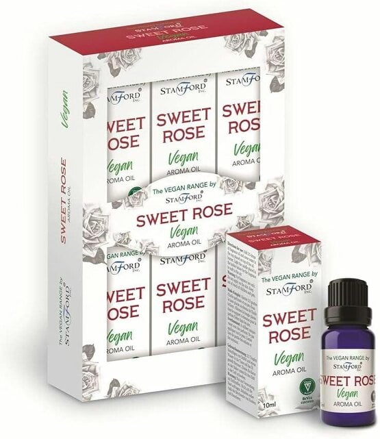 Stamford Vegan Sweet Rose Fragrance Oils, 6 x 10ml