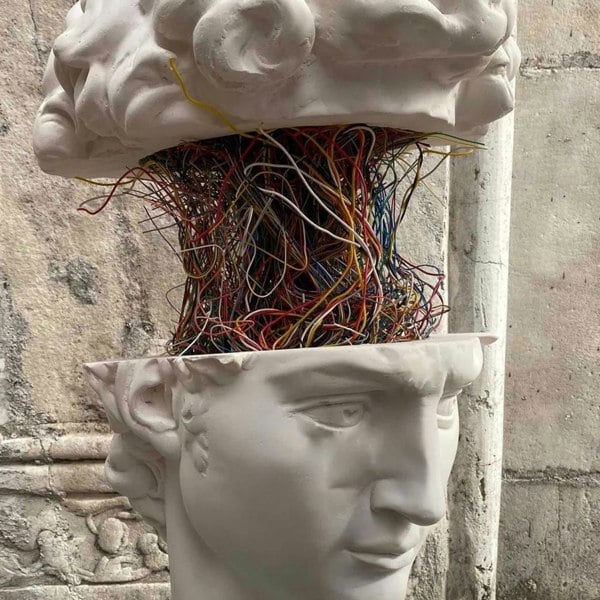 Artchi David Colourful Brain Large