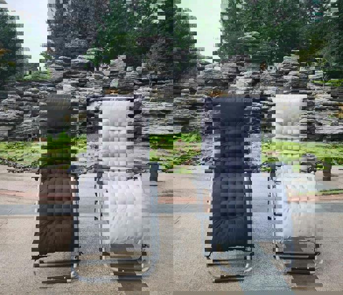 Smart Living Zero Gravity Chair with Cushion & Pillow - Grey