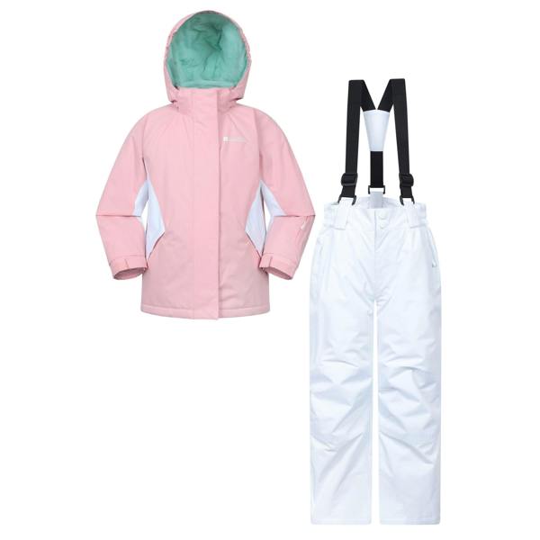 Mountain Warehouse Childrens/Kids Ski Jacket & Trousers Set - Light Pink - 