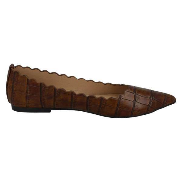 Spot On Ladies Spot On Pointed Toe Ballerinas F80457