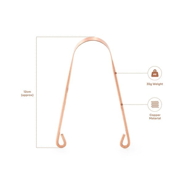 Myga Copper Tongue Scraper